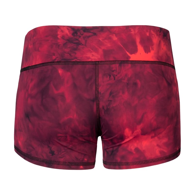 Red tie dye shorts outlet